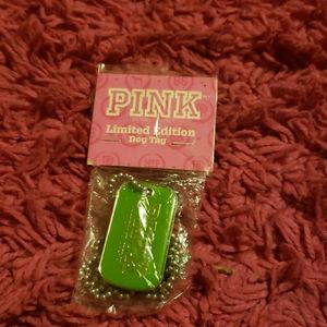 Vs pink green necklace